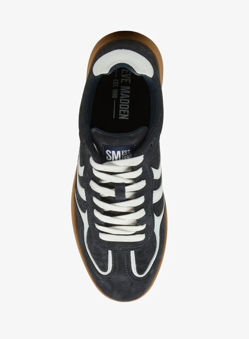 STEVE MADDEN Carson Navy Suede Sneakers